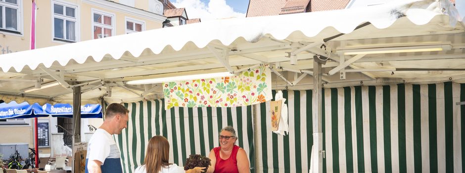 Wochenmarkt ist zurück aus der Sommerpause