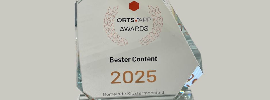 Klostermansfeld-App wurde ausgezeichnet
