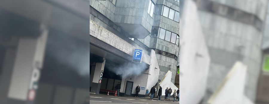 Stromausfall in Mainz sorgt für Chaos – Rauchsäule in Parkhaus