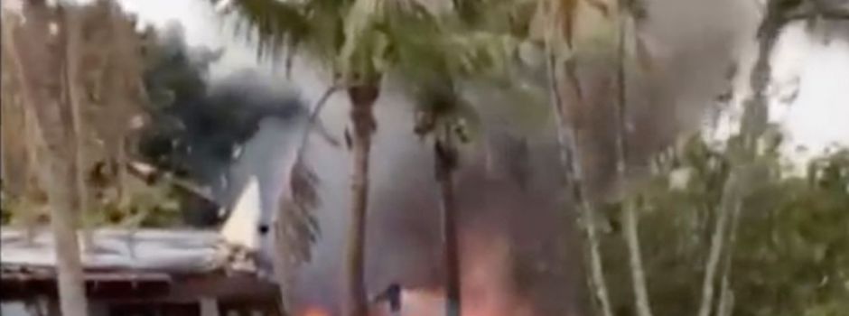 61 Tote nach Flugzeugabsturz in Wohngebiet