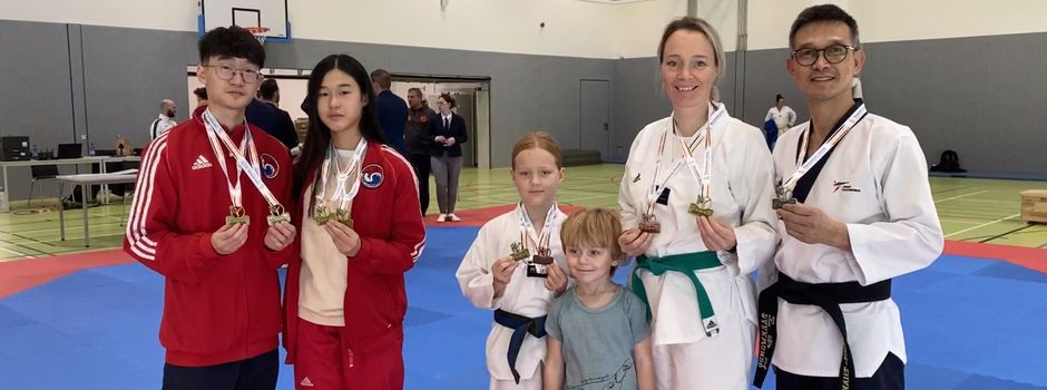 Hohe Kicks, tolle Technikkombinationen: Bispinger Taekwondoka holen LM-Titel