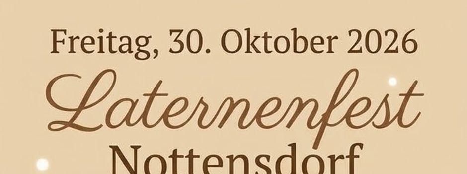 Laternenfest Nottensdorf 