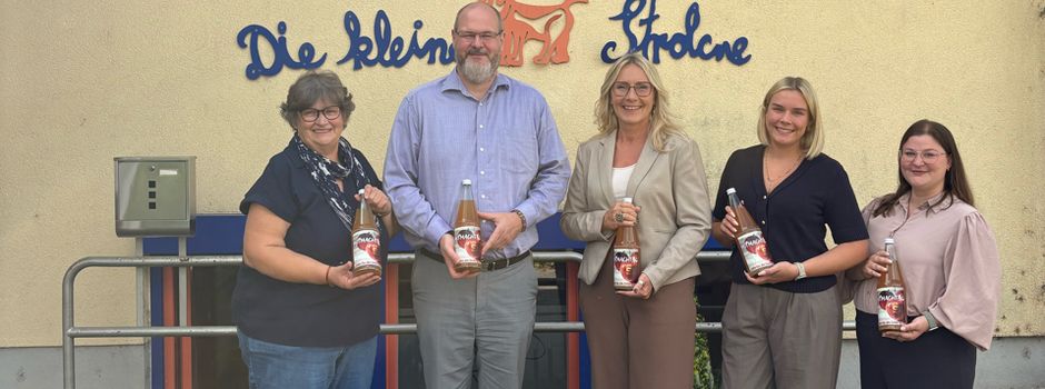 30 Liter Apfelsaft für „Die kleinen Strolche“ Billigheim