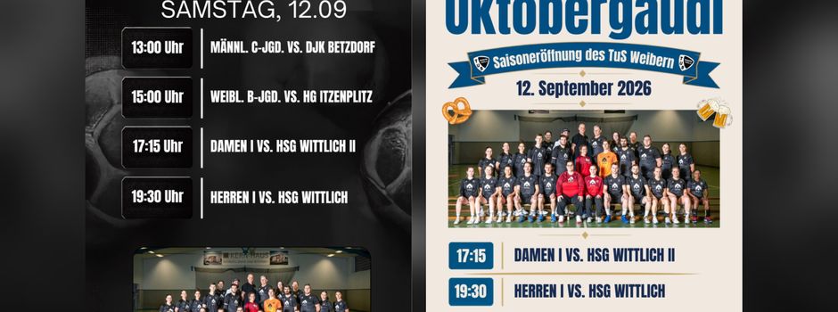 Saisonstart und Oktobergaudi des TuS Weibern 