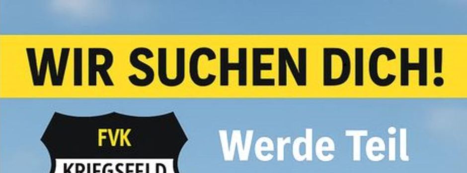FV Kriegsfeld sucht fußballbegeisterte Kinder