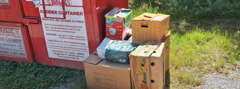 Illegale Abfallentsorgung