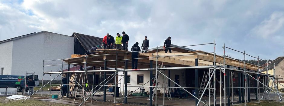 Der Anbau am Gemeinschaftshaus Ehenfeld wird erneuert