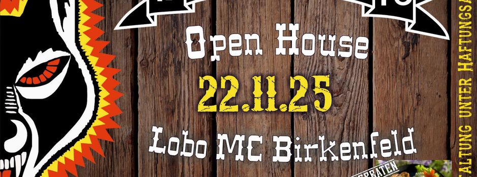 Open House beim Lobo MC am 22.11.2025