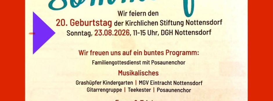 Sommerfest der kirchlichen Stiftung Nottensdorf