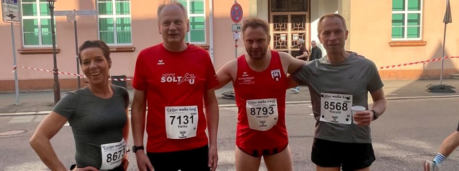 Beim Wasa-Lauf am Start