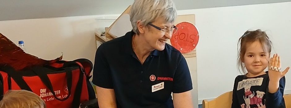 Kleine Helfer im Johanniter-Kinderhaus Conrad – „Fit in Erster Hilfe!“