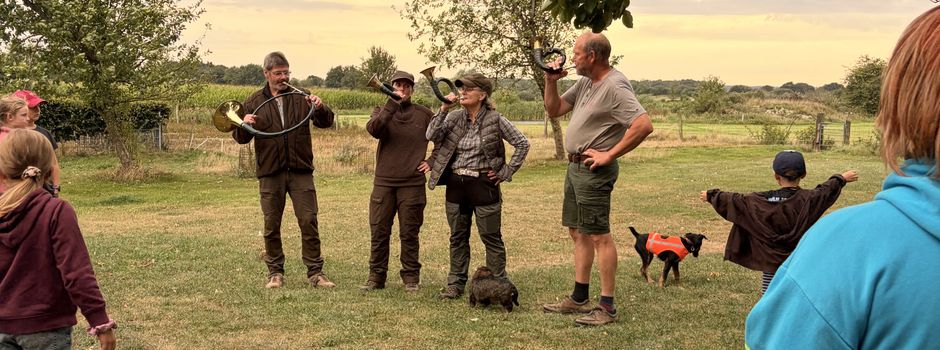 Abendwanderung mit den Jägern: SSF Achtrup zu Gast in der Natur