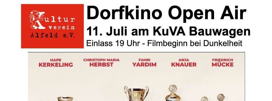 Sommerabend im Freien: Open Air Kino in Alfeld