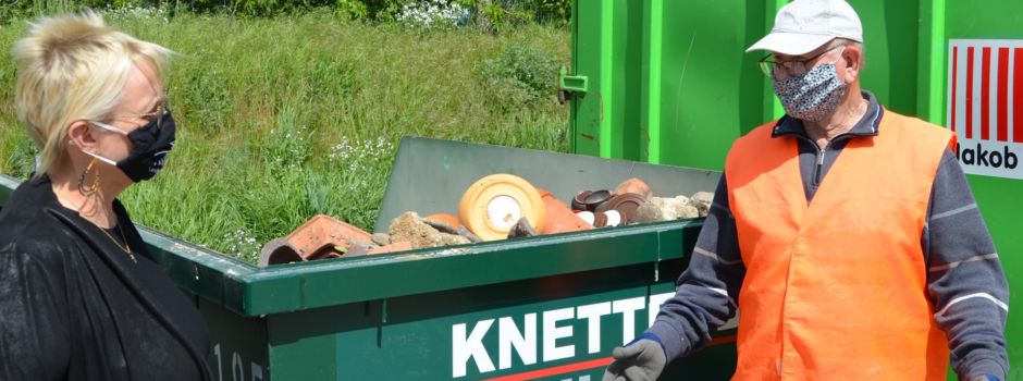 Landrätin Dorothea Schäfer besucht Wertstoffhof in Nieder-Olm