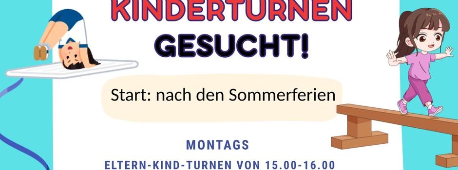 Übungsleiter Kinderturnen gesucht 