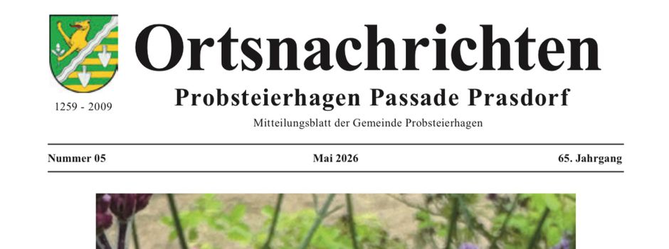 Ortsnachrichten Mai 2026