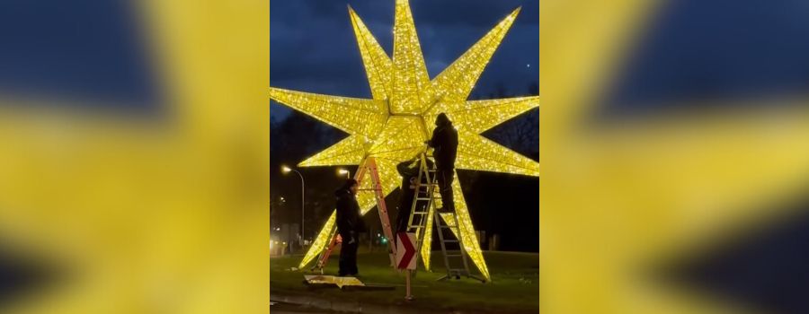 Mainzer Innenstadt bekommt neue leuchtende Weihnachtsdekorationen