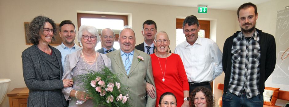 Kleopatra und Heinz Metzler aus Hillesheim feiern Diamantene Hochzeit