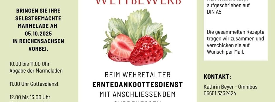 Marmeladenwettbewerb in Wehretal