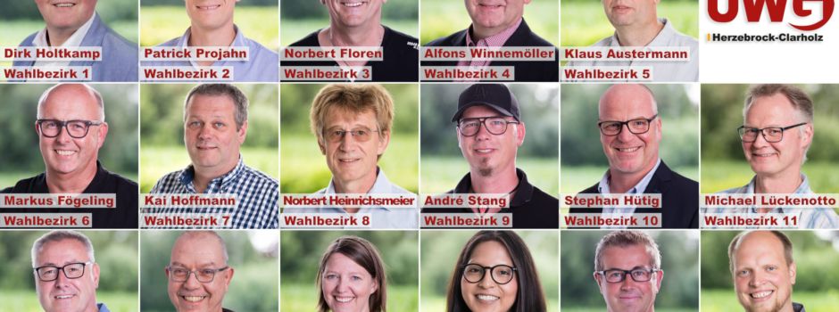 Kommunalwahl: UWG Herzebrock-Clarholz