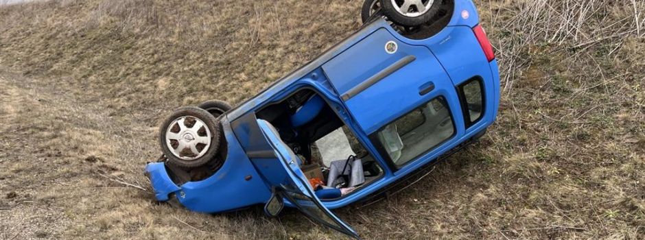 35-Jährige aus Bad Dürkheim überschlägt sich mit Auto auf B271