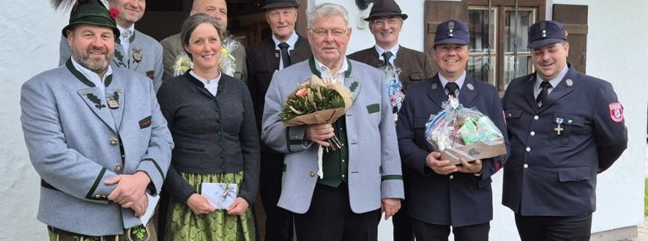 Langjähriges Weißbacher Vereinsmitglied feiert 80. Geburtstag
