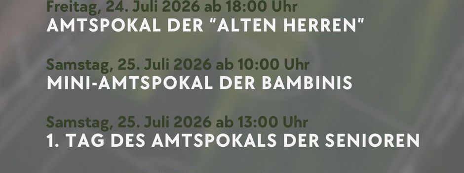 Amtspokal 2026