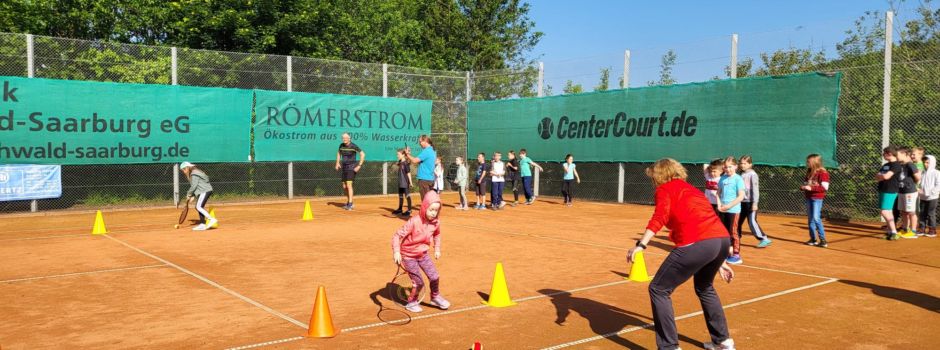Tennistag der Grundschule auf der Tennisanlage