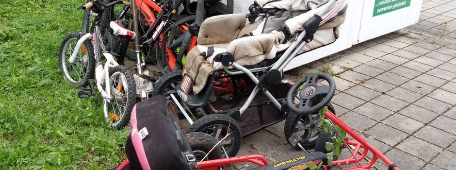 Illegale Müllentsorgung bei Altkleidercontainern