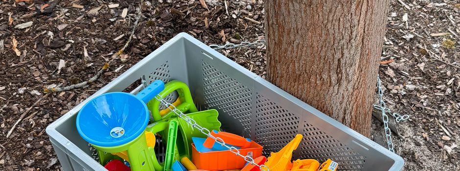 Sandspielzeug für den Spielplatz