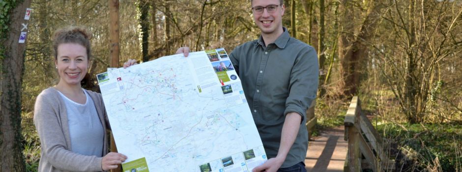 Unterwegs mit der neuen Wanderkarte im Kreis Gütersloh
