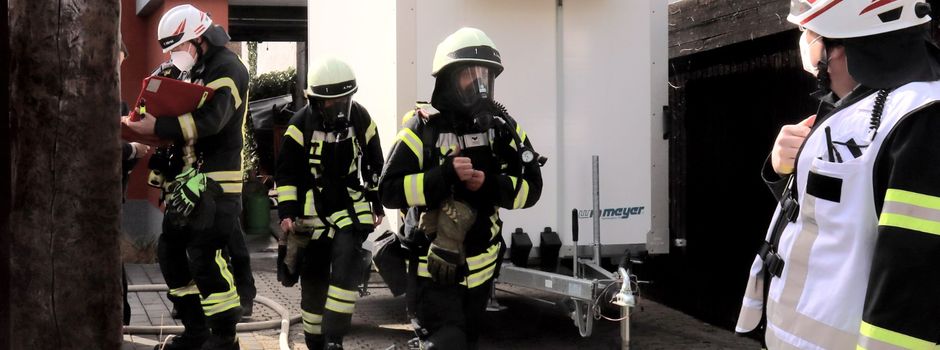 Feuerausbruch an Uckendorfer Fachwerkhaus