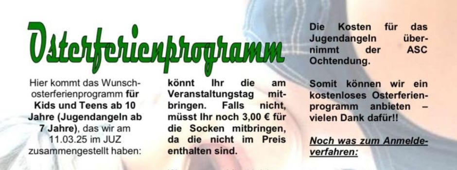 Osterferienprogramm 2025