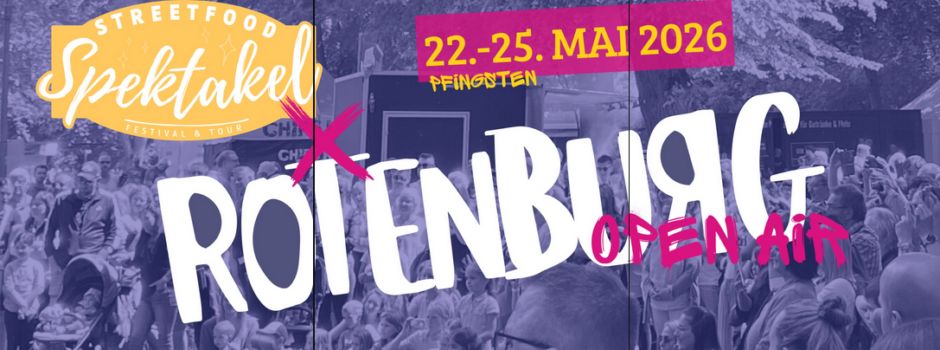 Rotenburg Open Air mit Streetfood bringt Genuss, Live-Musik und Sommerfeeling in den Schlosspark