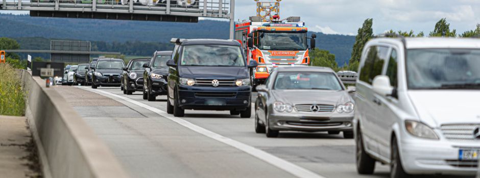 Unfall auf der A3 sorgt für langen Stau