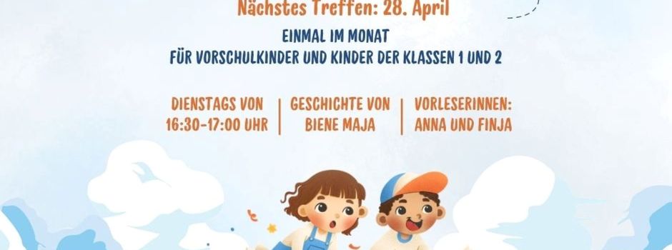 Leseclub-Treffen in der Stadtbücherei mit Biene Maja