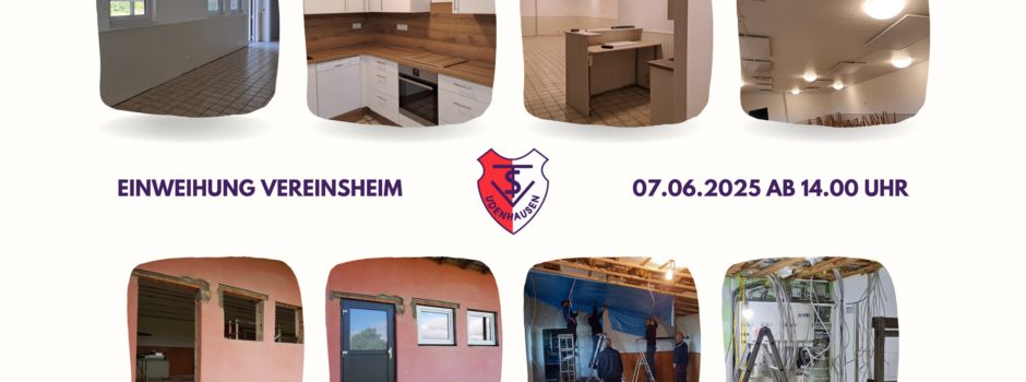 Einweihung Vereinsheim TSV Udenhausen