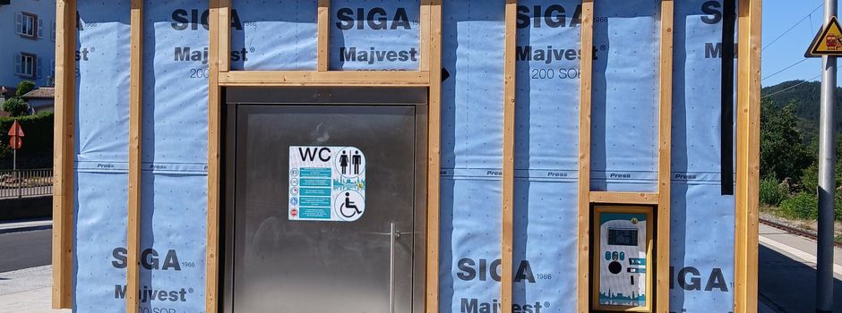 Elzacher Bahnhof: barrierefreies WC in Betrieb