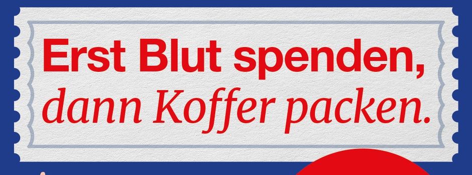 Herbstaktion bei der DRK-Blutspende: Erst Blut spenden – dann Koffer packen