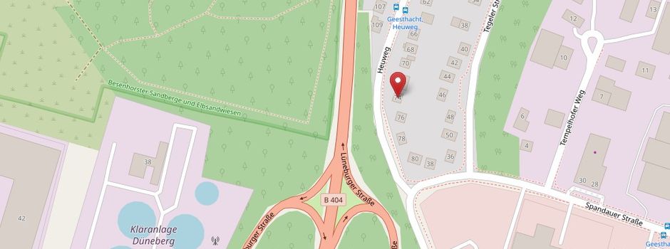 Bauarbeiten am Geesthachter Heuweg