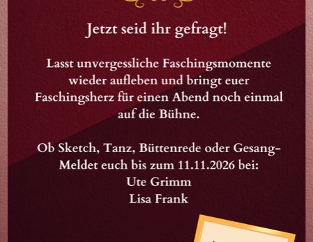 40 Jahre Ulrichsteiner Fasching
