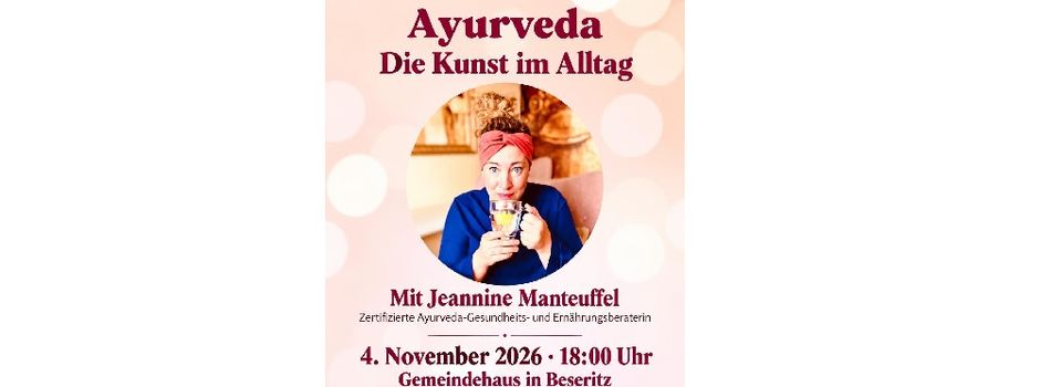 Ayurveda – Die Kunst im Alltag