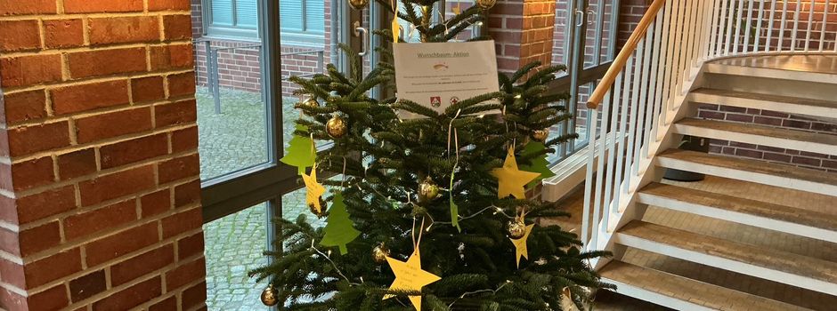 Wunschbaum im Rathaus-Foyer