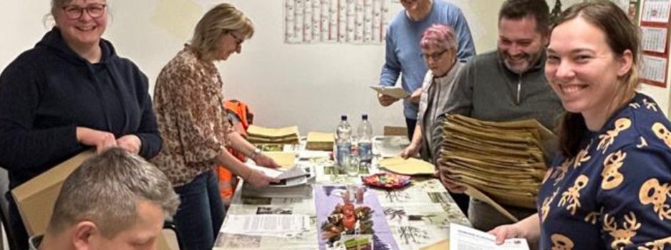 Weihnachtsbrief des Bürgermeisters an alle Haushalte in Klostermansfeld verteilt