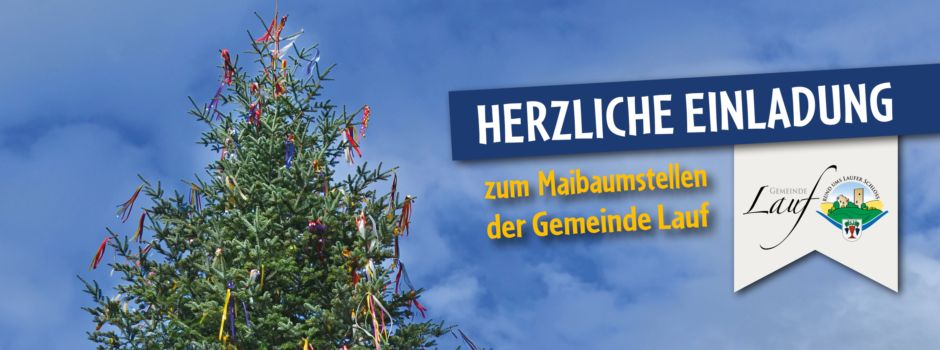 Herzliche Einladung zum Maibaumstellen