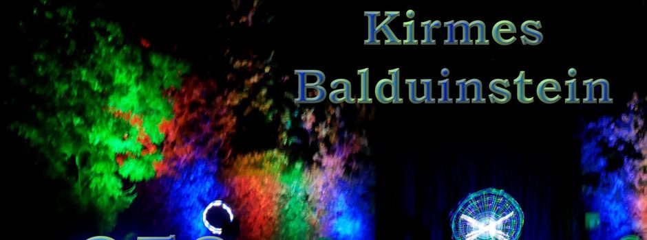 Spektakuläre Licht- und Lasershow  
Jubiläumskirmes in Balduinstein