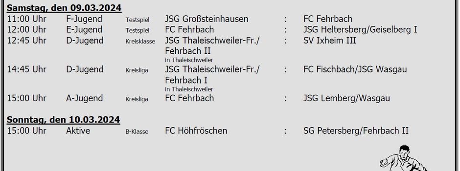 Wochenprogramm beim FCF