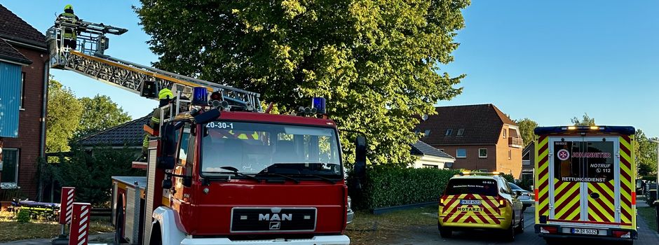 Drehleiter im Einsatz