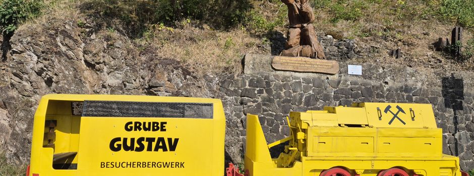 Neue Grubenlok als Blickfang zum Jubiläum der Grube Gustav