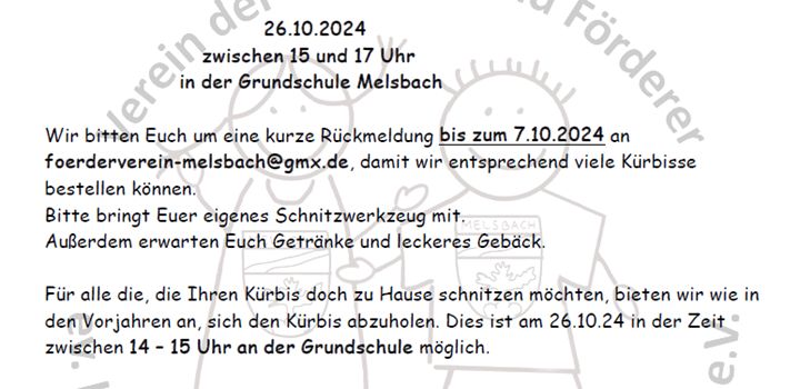 Wer möchte einen Kürbis schnitzen?